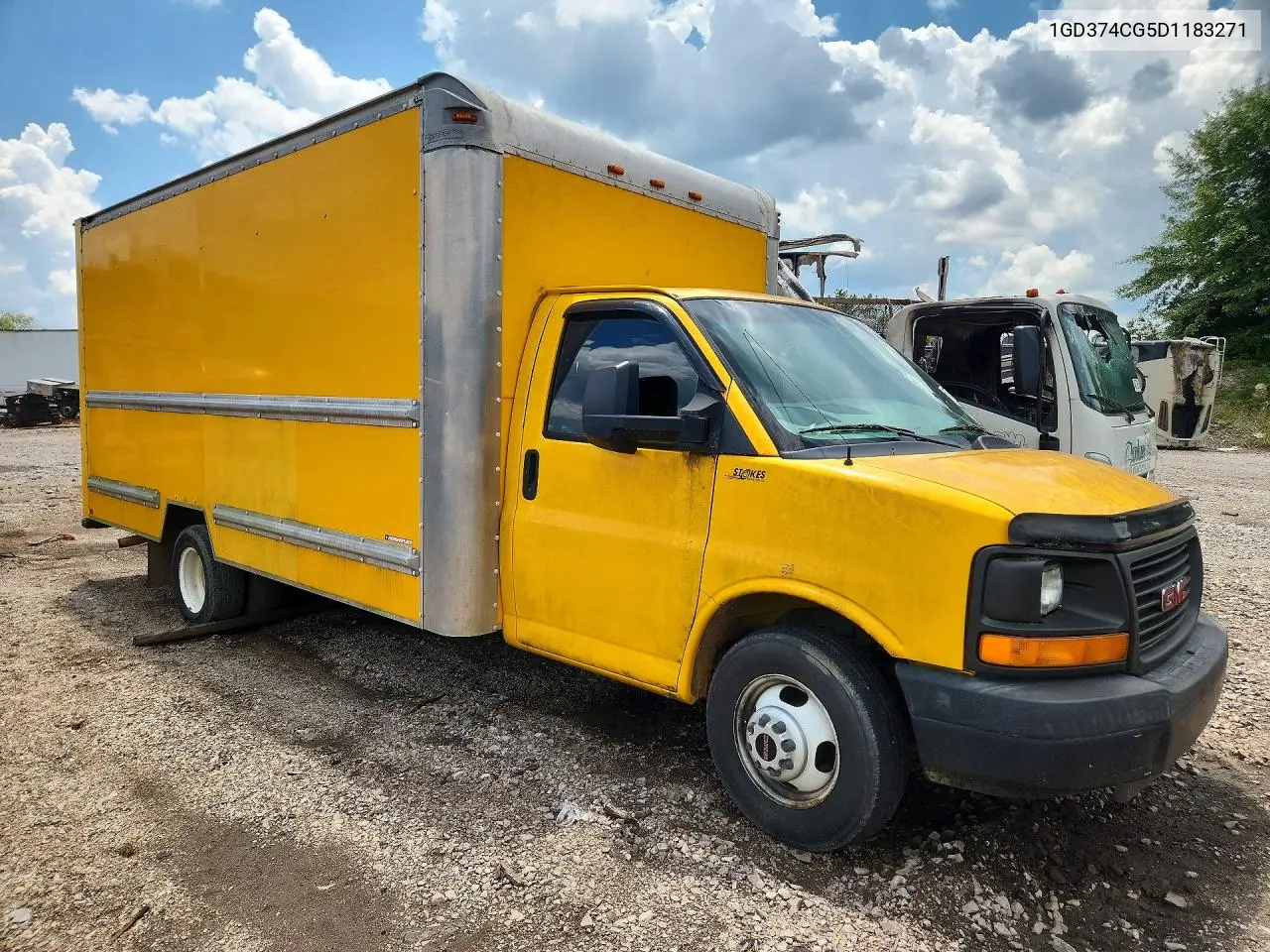 2013 GMC Savana Box Truck VIN: 1GD374CG5D1183271 Lot: 58745956