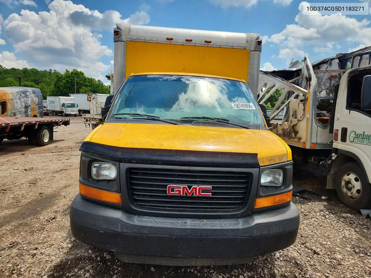 2013 GMC Savana Box Truck VIN: 1GD374CG5D1183271 Lot: 58745956
