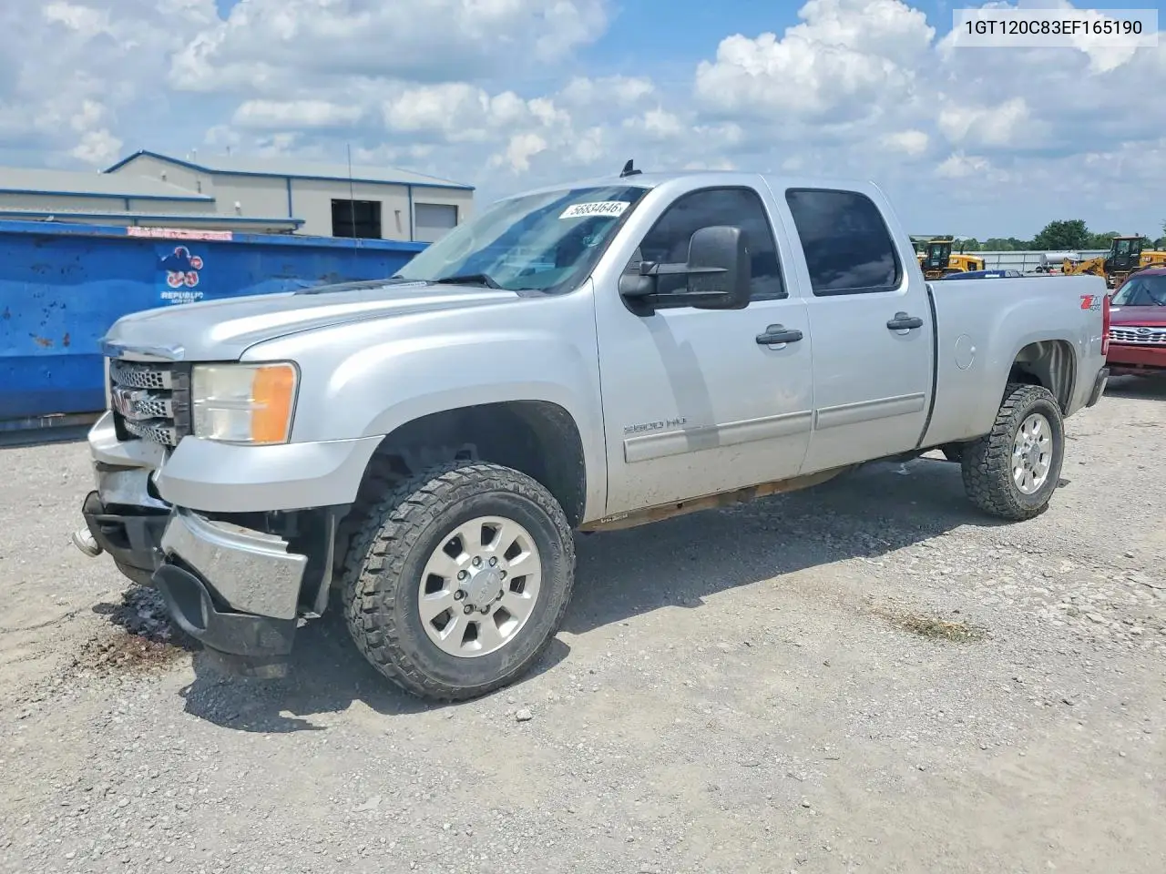 2014 GMC Sierra K2500 Sle VIN: 1GT120C83EF165190 Lot: 56834646