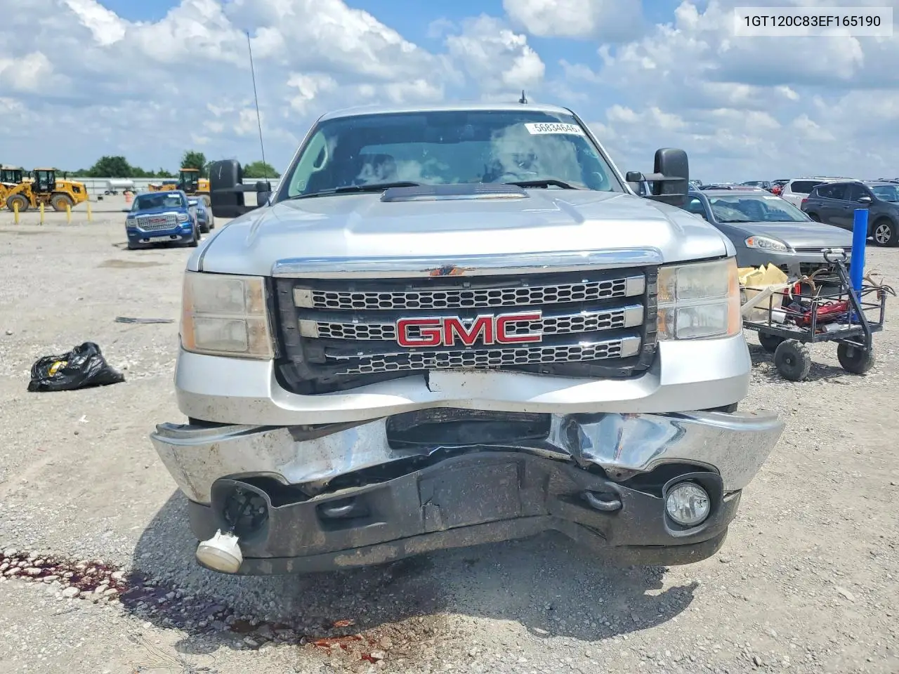 2014 GMC Sierra K2500 Sle VIN: 1GT120C83EF165190 Lot: 56834646