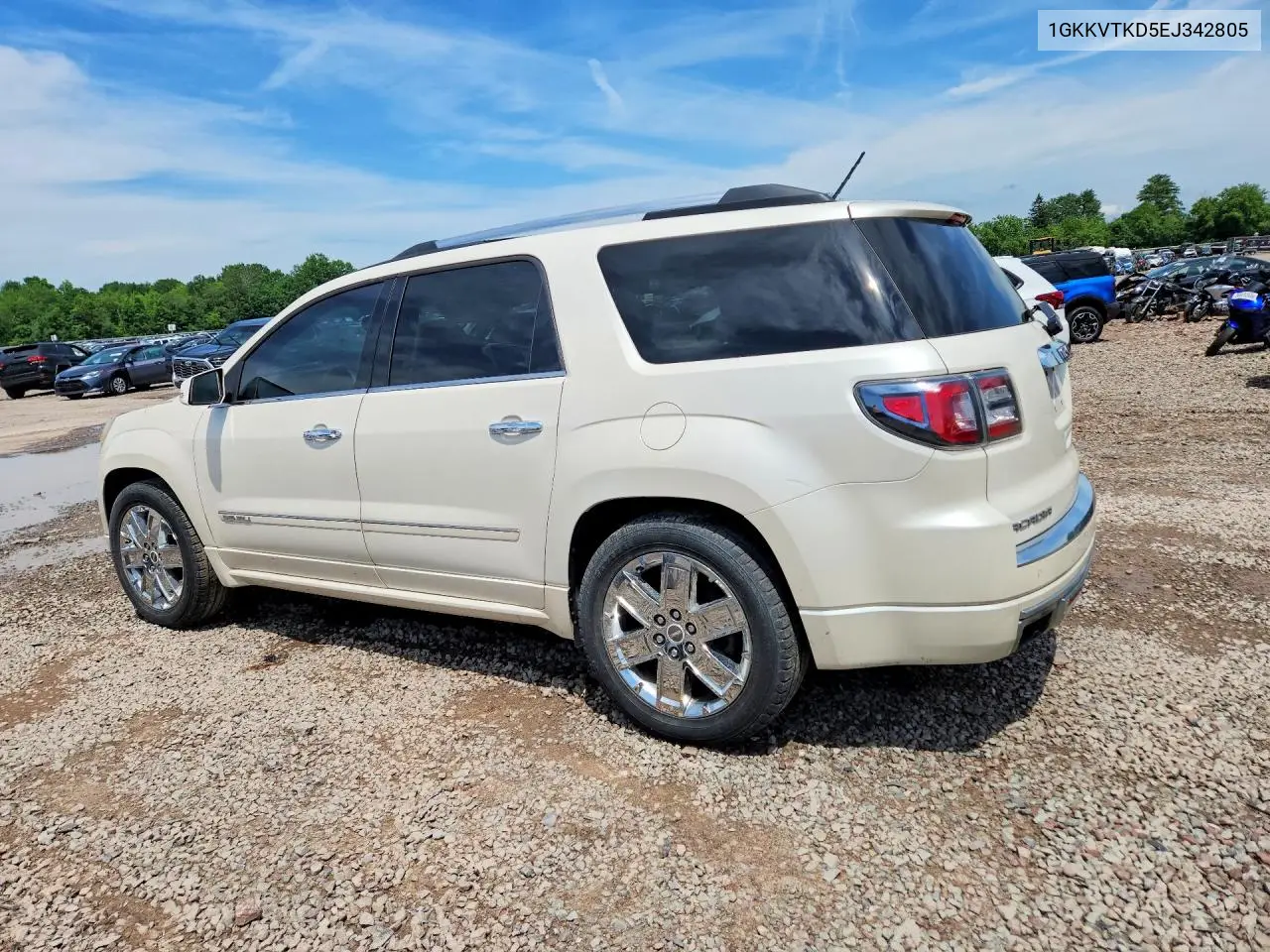 2014 GMC Acadia Denali VIN: 1GKKVTKD5EJ342805 Lot: 56998316