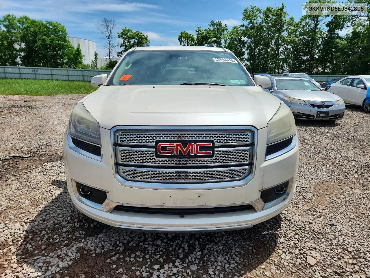 2014 GMC Acadia Denali VIN: 1GKKVTKD5EJ342805 Lot: 56998316