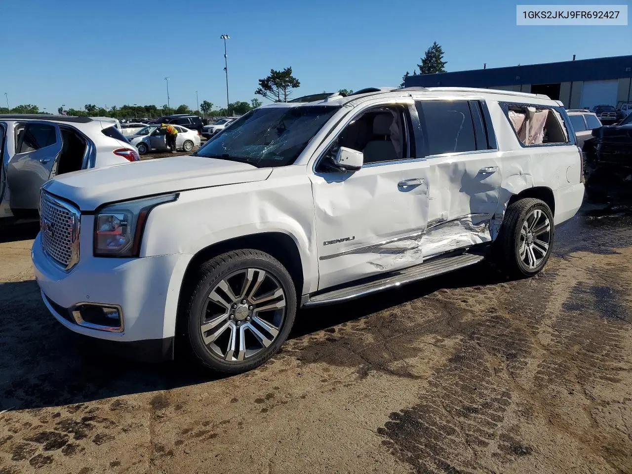 2015 GMC Yukon Xl Denali VIN: 1GKS2JKJ9FR692427 Lot: 57747806