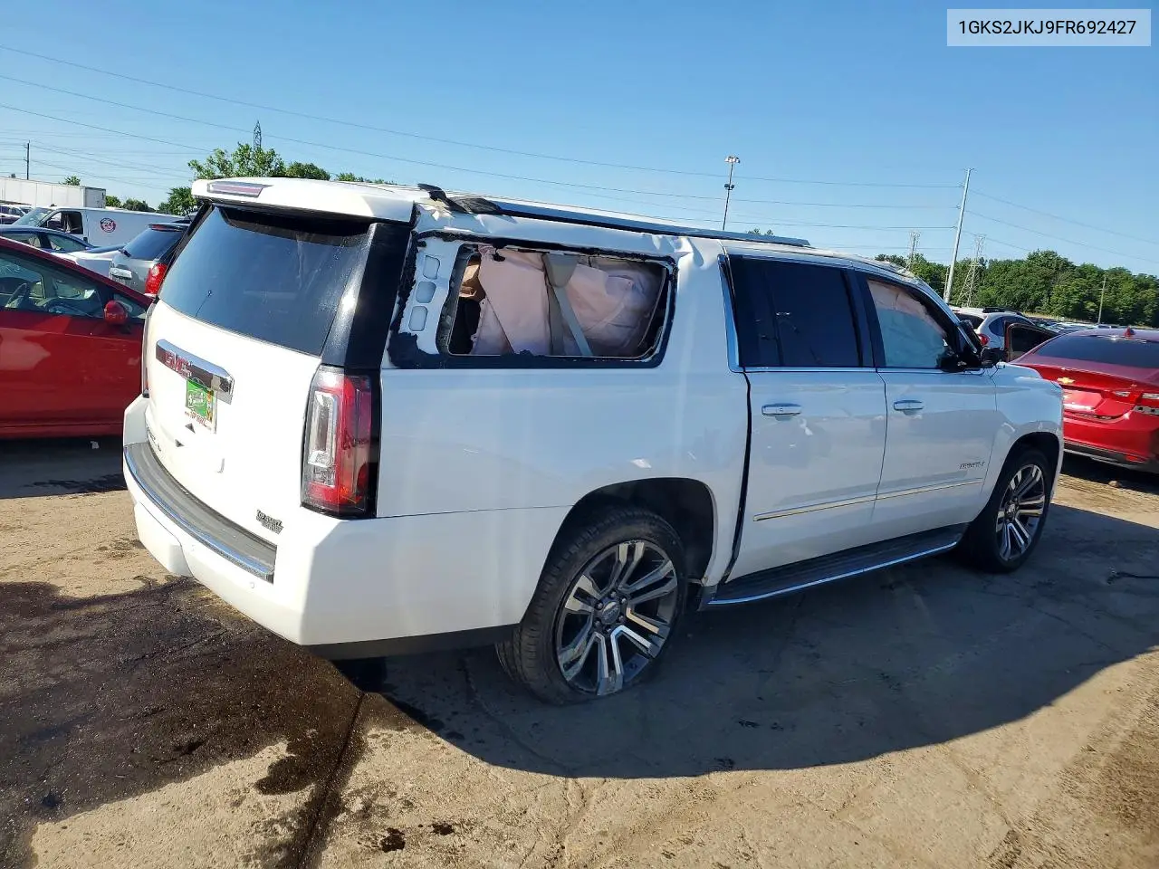 2015 GMC Yukon Xl Denali VIN: 1GKS2JKJ9FR692427 Lot: 57747806