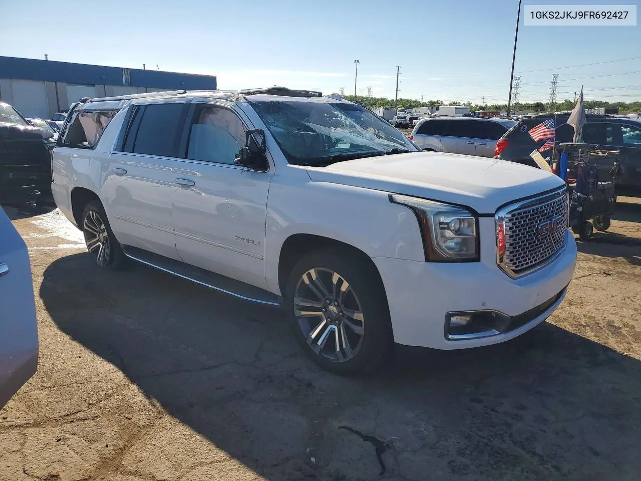 2015 GMC Yukon Xl Denali VIN: 1GKS2JKJ9FR692427 Lot: 57747806