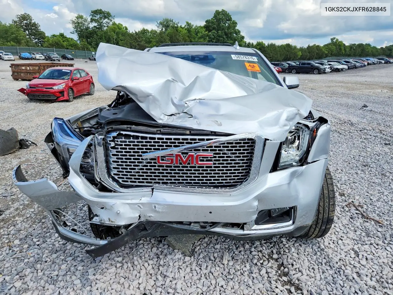 2015 GMC Yukon Denali VIN: 1GKS2CKJXFR628845 Lot: 58578316