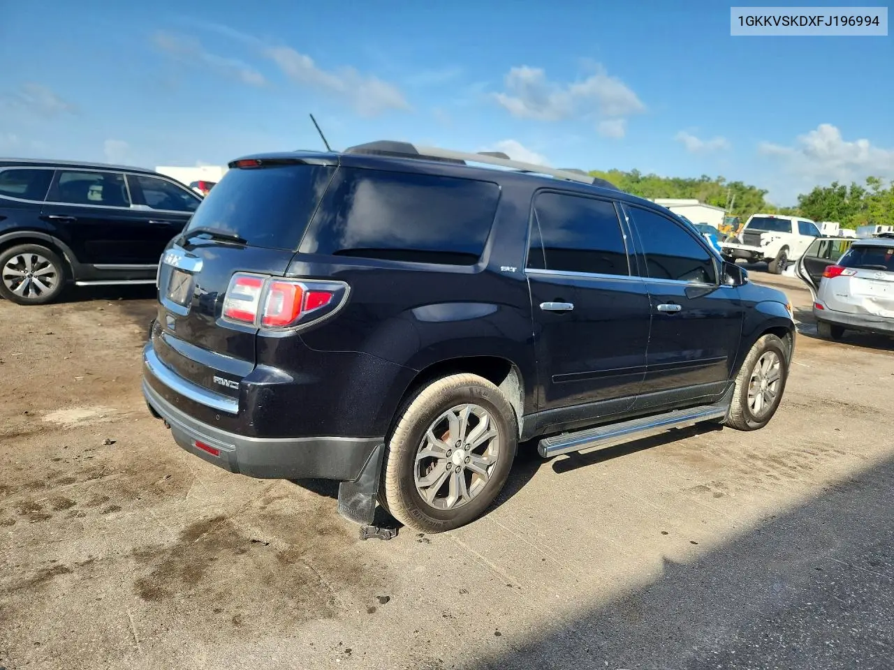 2015 GMC Acadia Slt-2 VIN: 1GKKVSKDXFJ196994 Lot: 58611536