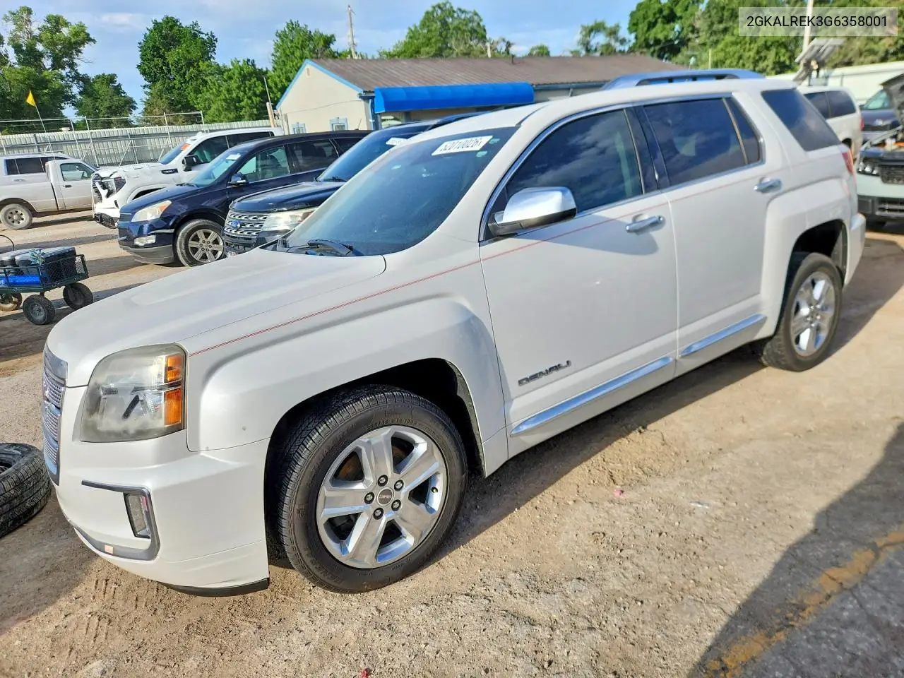 2016 GMC Terrain Denali VIN: 2GKALREK3G6358001 Lot: 52010026