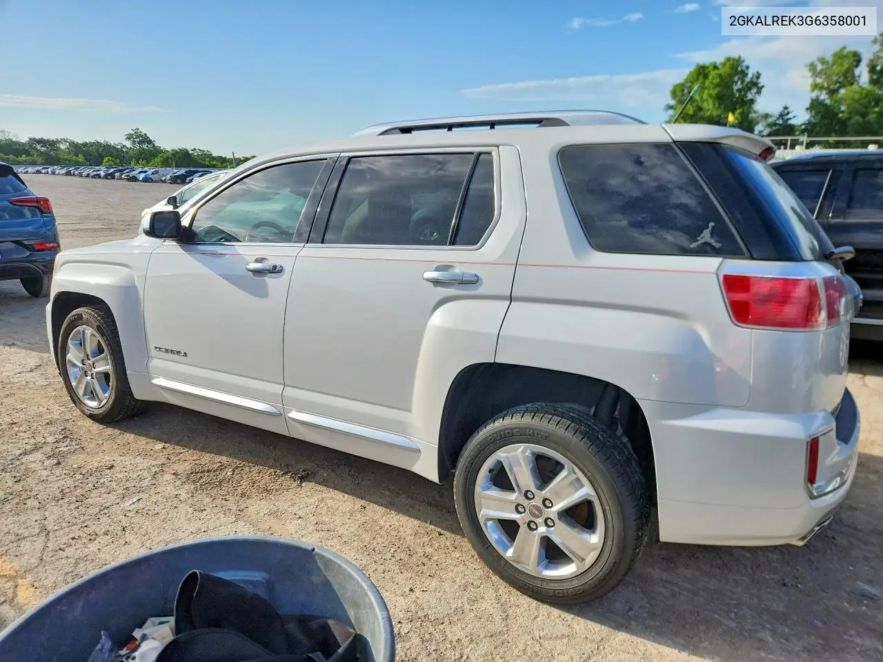 2016 GMC Terrain Denali VIN: 2GKALREK3G6358001 Lot: 52010026