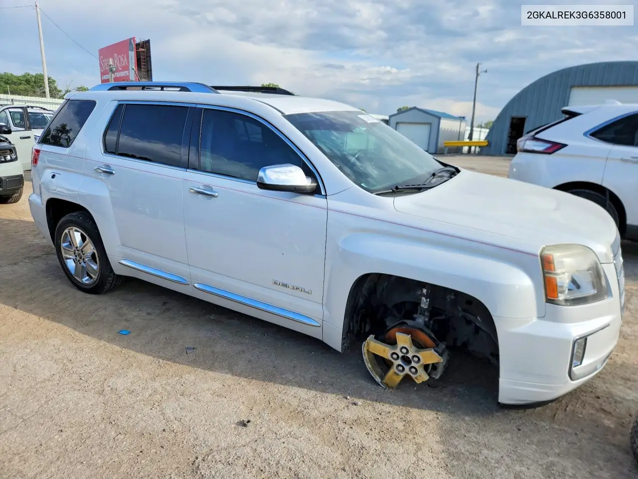 2016 GMC Terrain Denali VIN: 2GKALREK3G6358001 Lot: 52010026