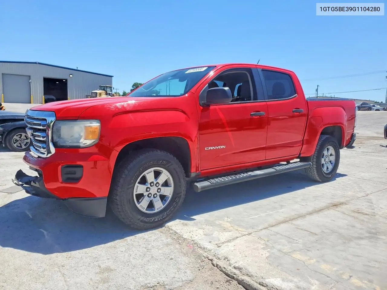 2016 GMC Canyon VIN: 1GTG5BE39G1104280 Lot: 52599586