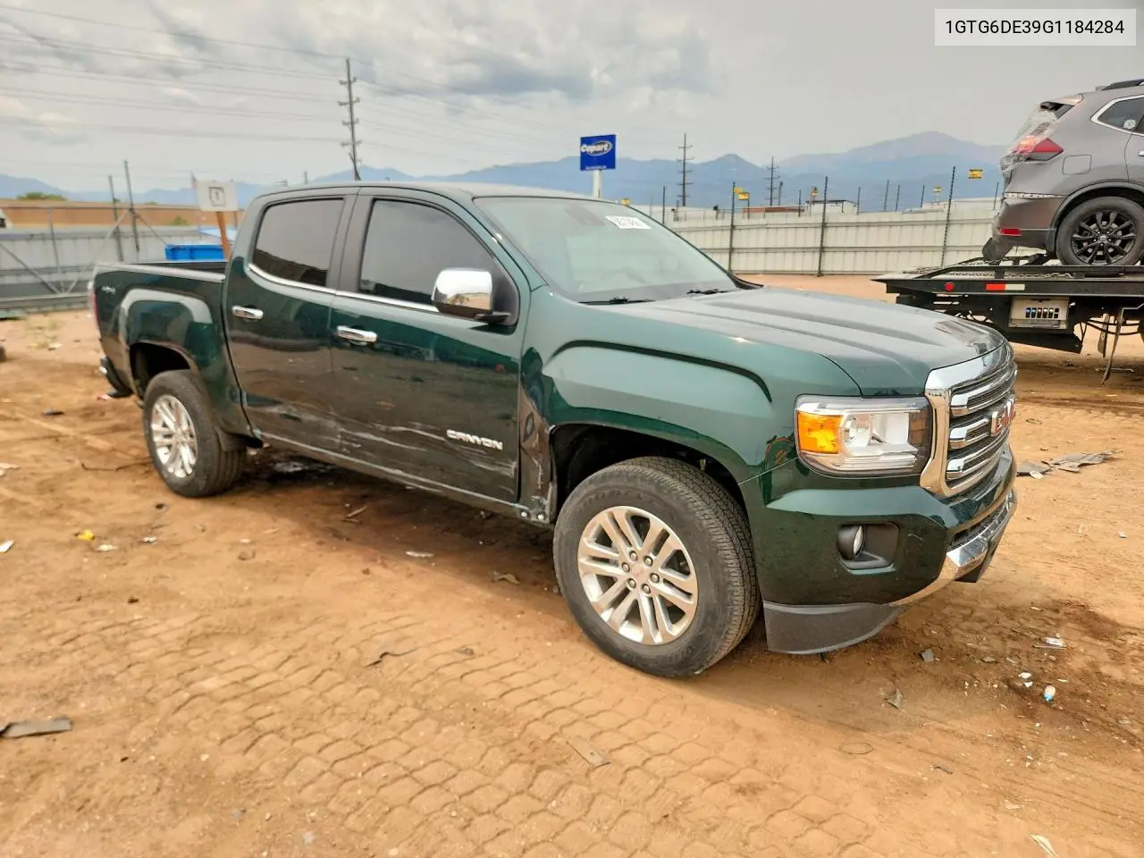 2016 GMC Canyon Slt VIN: 1GTG6DE39G1184284 Lot: 58310456
