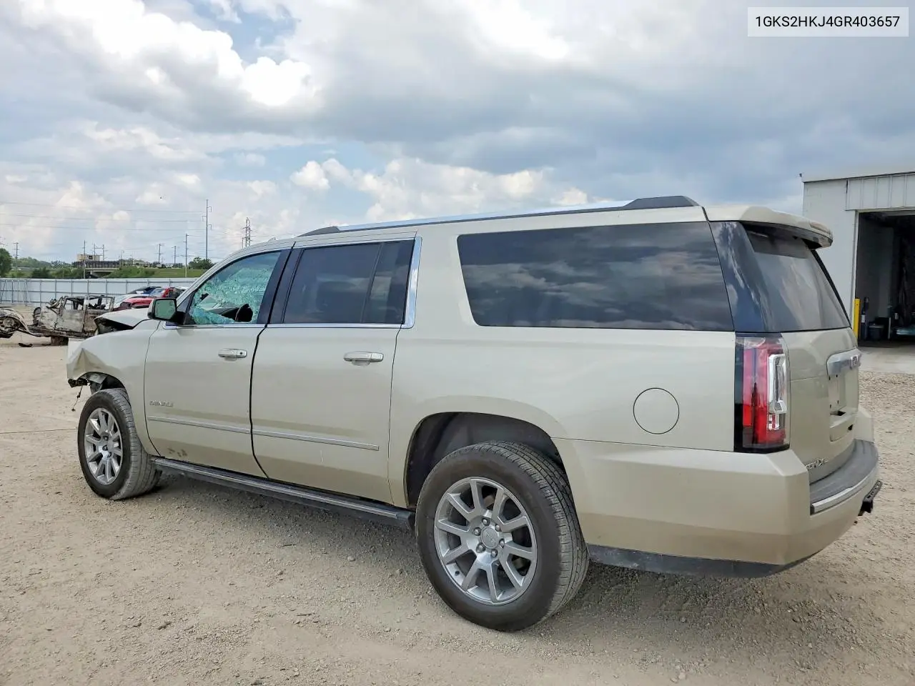 2016 GMC Yukon Xl Denali VIN: 1GKS2HKJ4GR403657 Lot: 61166596