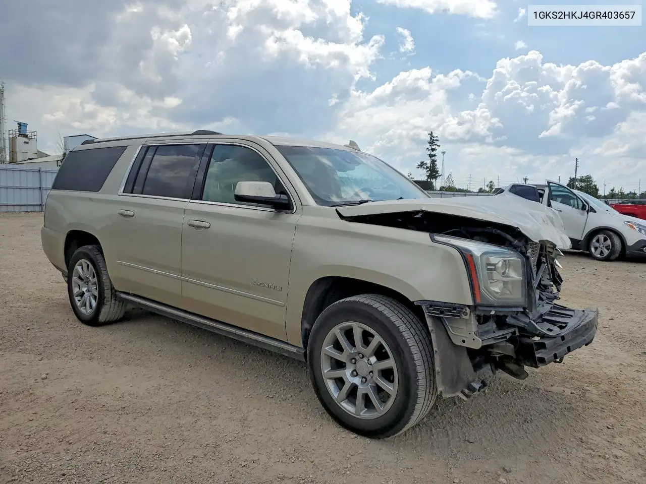 2016 GMC Yukon Xl Denali VIN: 1GKS2HKJ4GR403657 Lot: 61166596