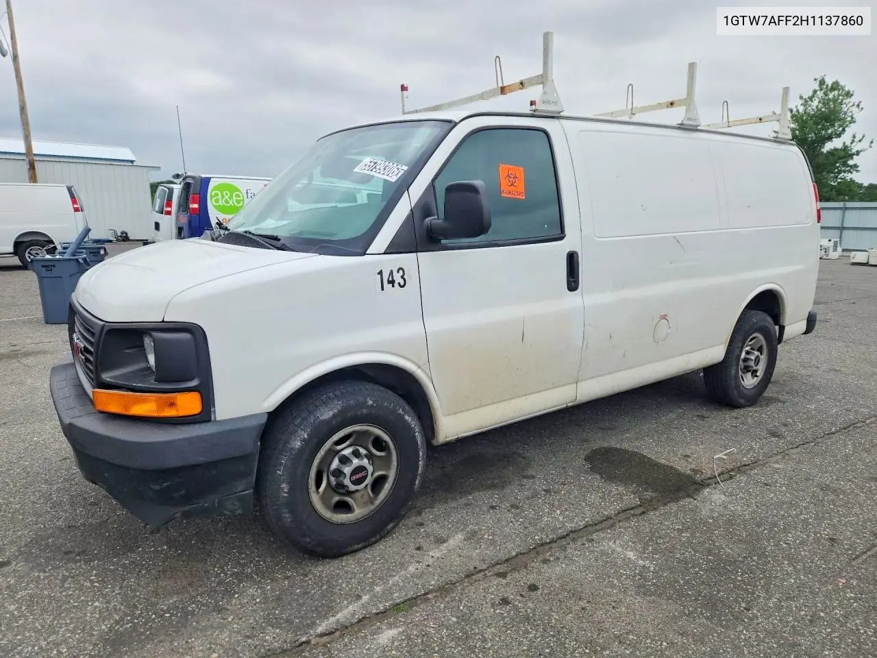 2017 GMC Savana G2500 VIN: 1GTW7AFF2H1137860 Lot: 55799306