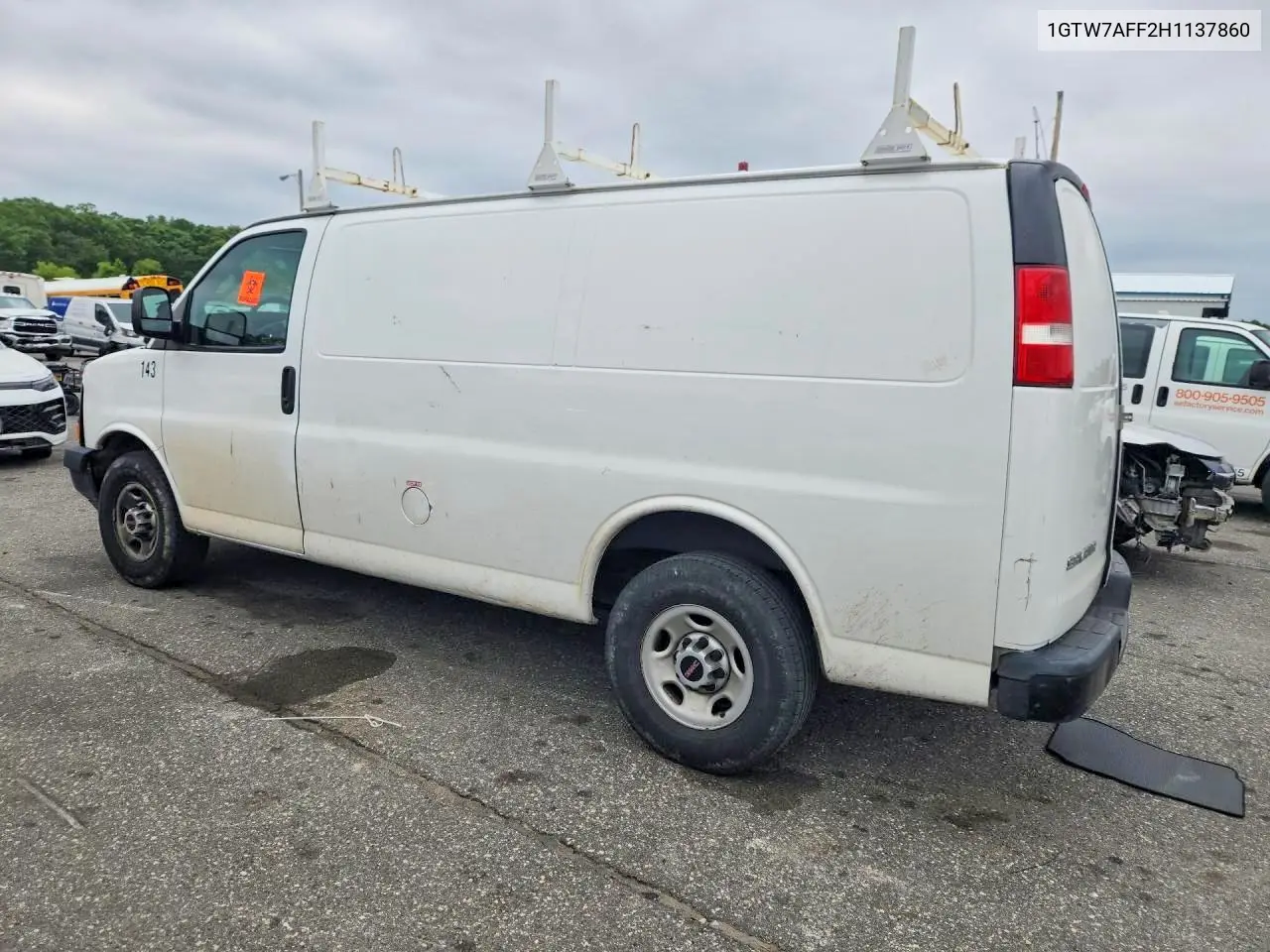 2017 GMC Savana G2500 VIN: 1GTW7AFF2H1137860 Lot: 55799306