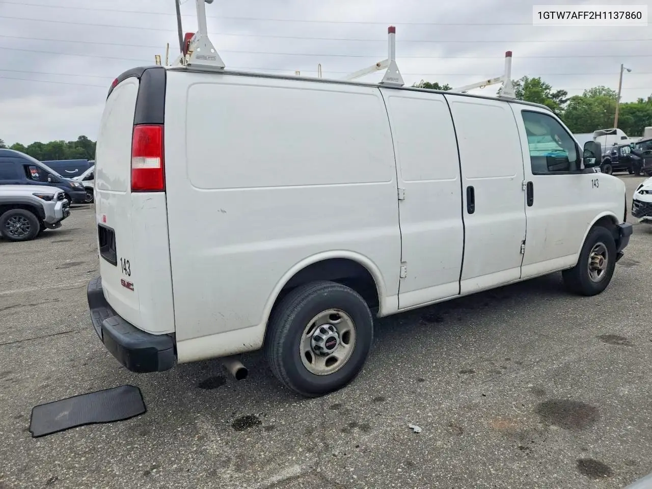 2017 GMC Savana G2500 VIN: 1GTW7AFF2H1137860 Lot: 55799306