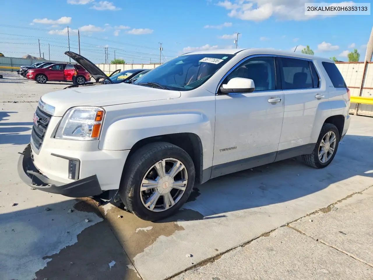 2017 GMC Terrain Sle VIN: 2GKALMEK0H6353133 Lot: 56777536