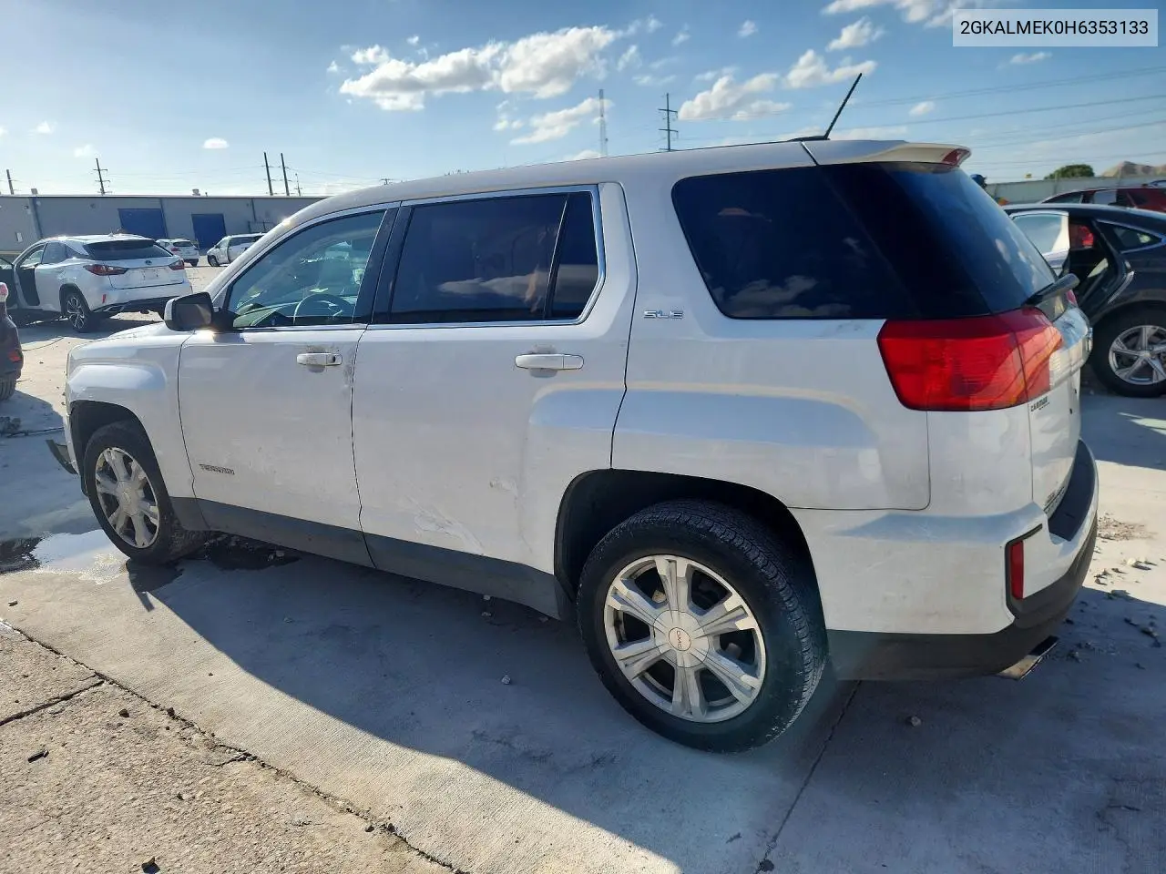 2017 GMC Terrain Sle VIN: 2GKALMEK0H6353133 Lot: 56777536