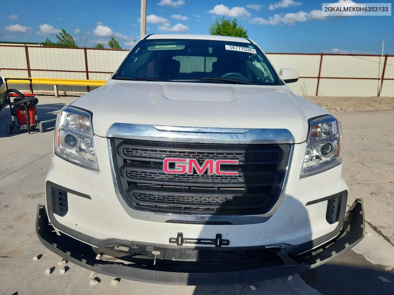 2017 GMC Terrain Sle VIN: 2GKALMEK0H6353133 Lot: 56777536