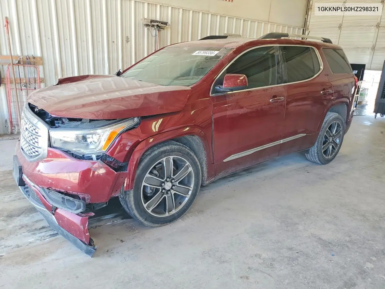 2017 GMC Acadia Denali VIN: 1GKKNPLS0HZ298321 Lot: 56799356
