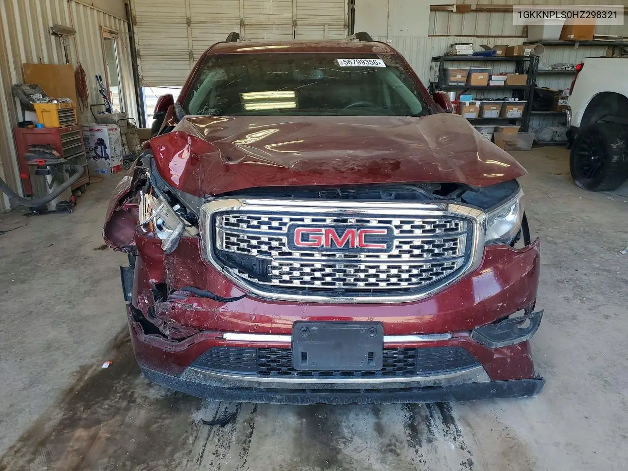 2017 GMC Acadia Denali VIN: 1GKKNPLS0HZ298321 Lot: 56799356
