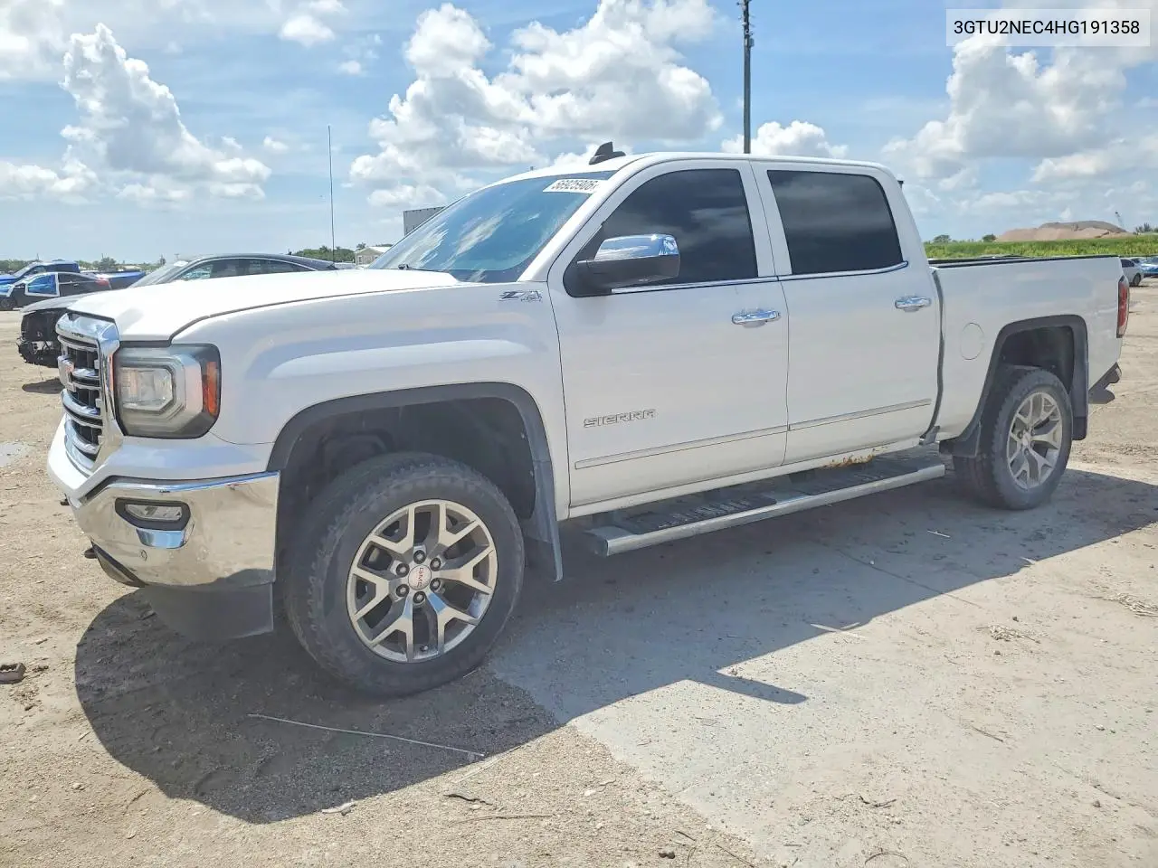 2017 GMC Sierra K1500 Slt VIN: 3GTU2NEC4HG191358 Lot: 56925906