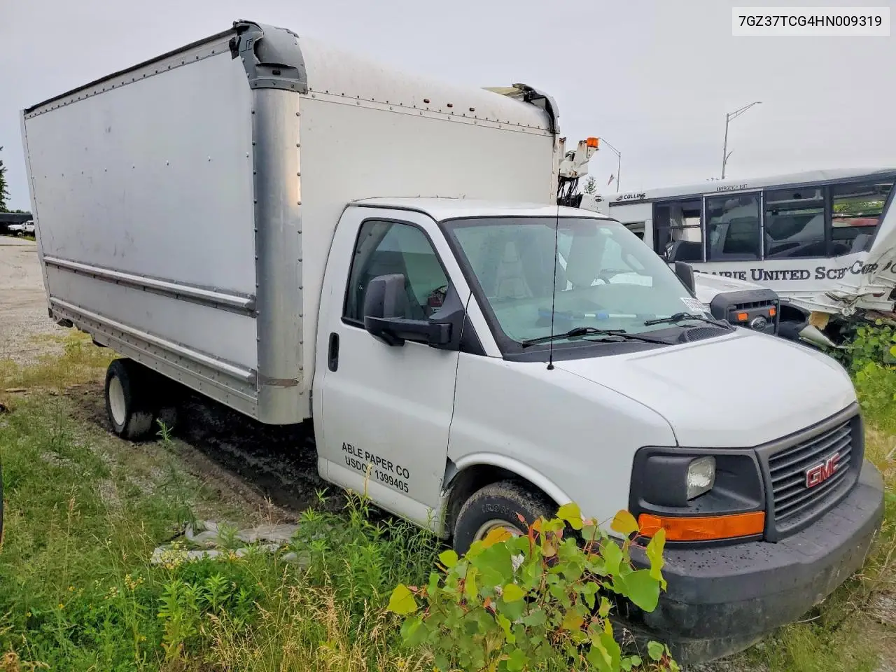 2017 GMC Savana Box Truck VIN: 7GZ37TCG4HN009319 Lot: 57566836
