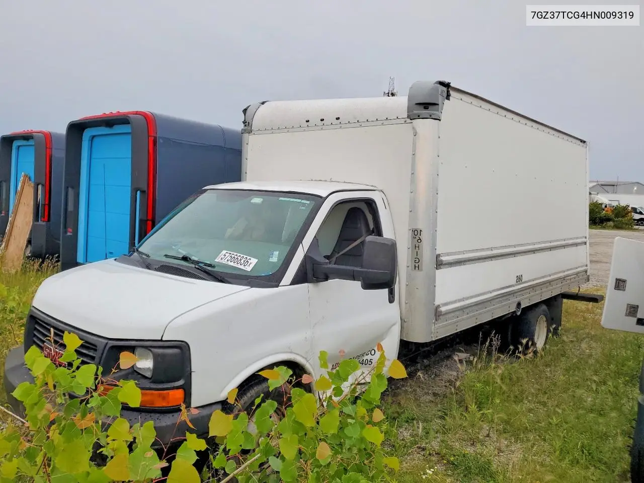2017 GMC Savana Box Truck VIN: 7GZ37TCG4HN009319 Lot: 57566836