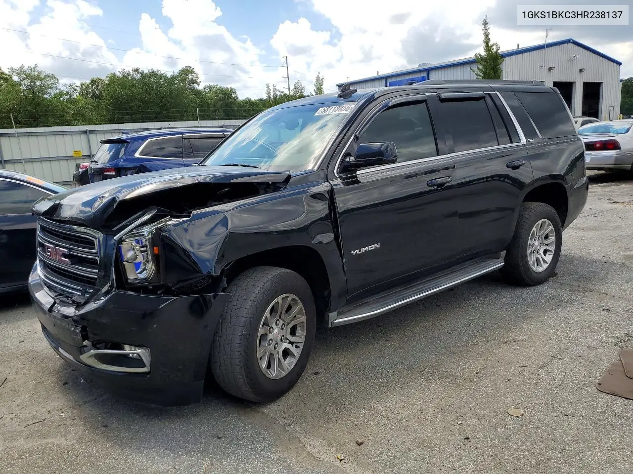 2017 GMC Yukon Slt VIN: 1GKS1BKC3HR238137 Lot: 58118856
