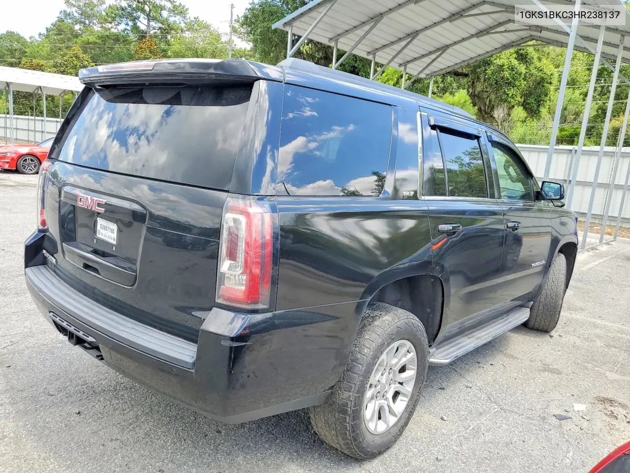 2017 GMC Yukon Slt VIN: 1GKS1BKC3HR238137 Lot: 58118856