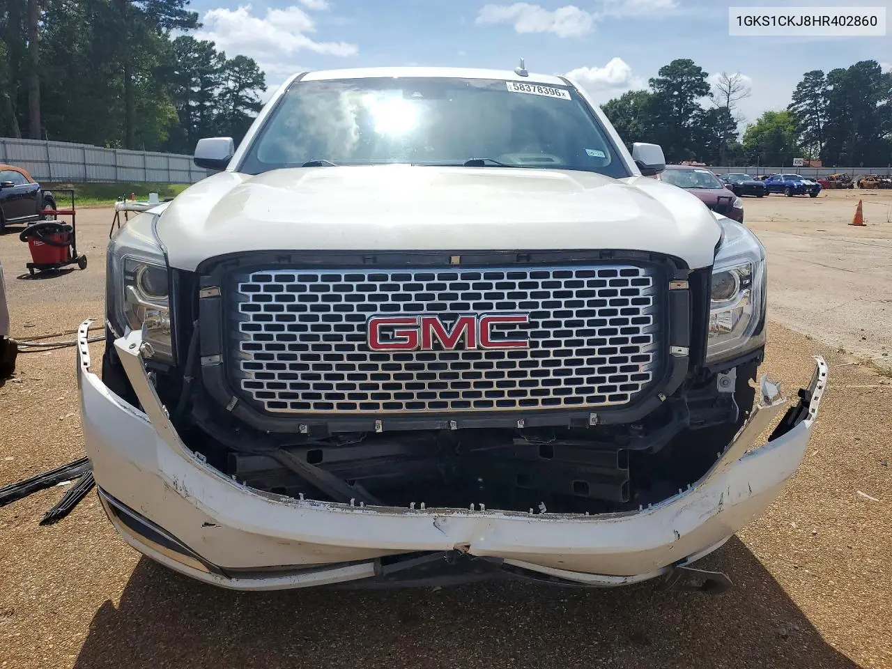 2017 GMC Yukon Denali VIN: 1GKS1CKJ8HR402860 Lot: 58378396