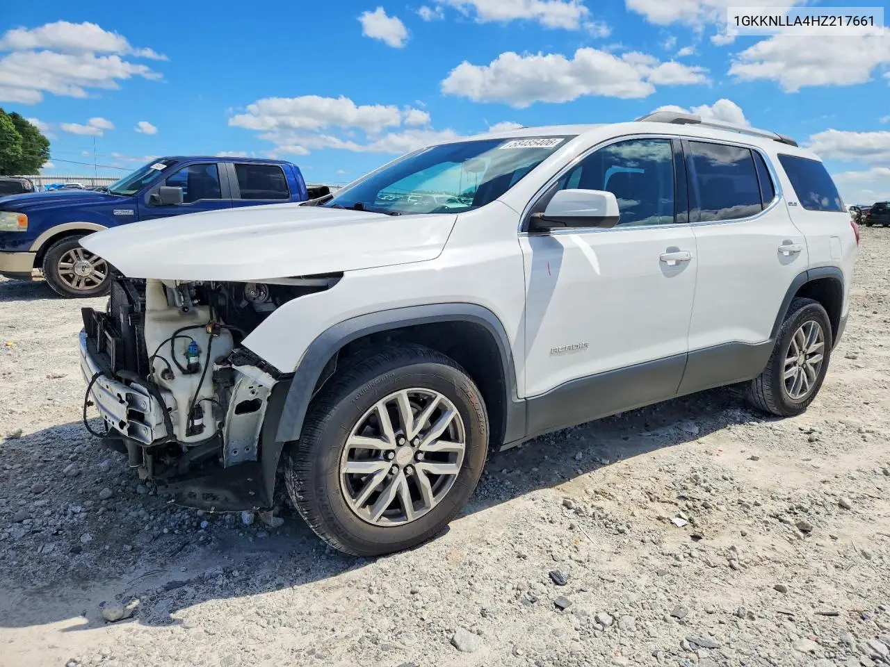 2017 GMC Acadia Sle VIN: 1GKKNLLA4HZ217661 Lot: 58485406