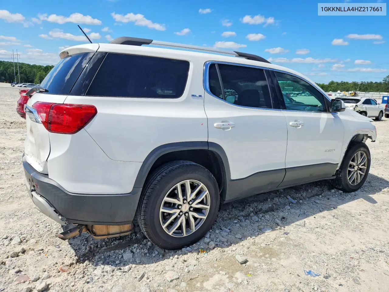 2017 GMC Acadia Sle VIN: 1GKKNLLA4HZ217661 Lot: 58485406