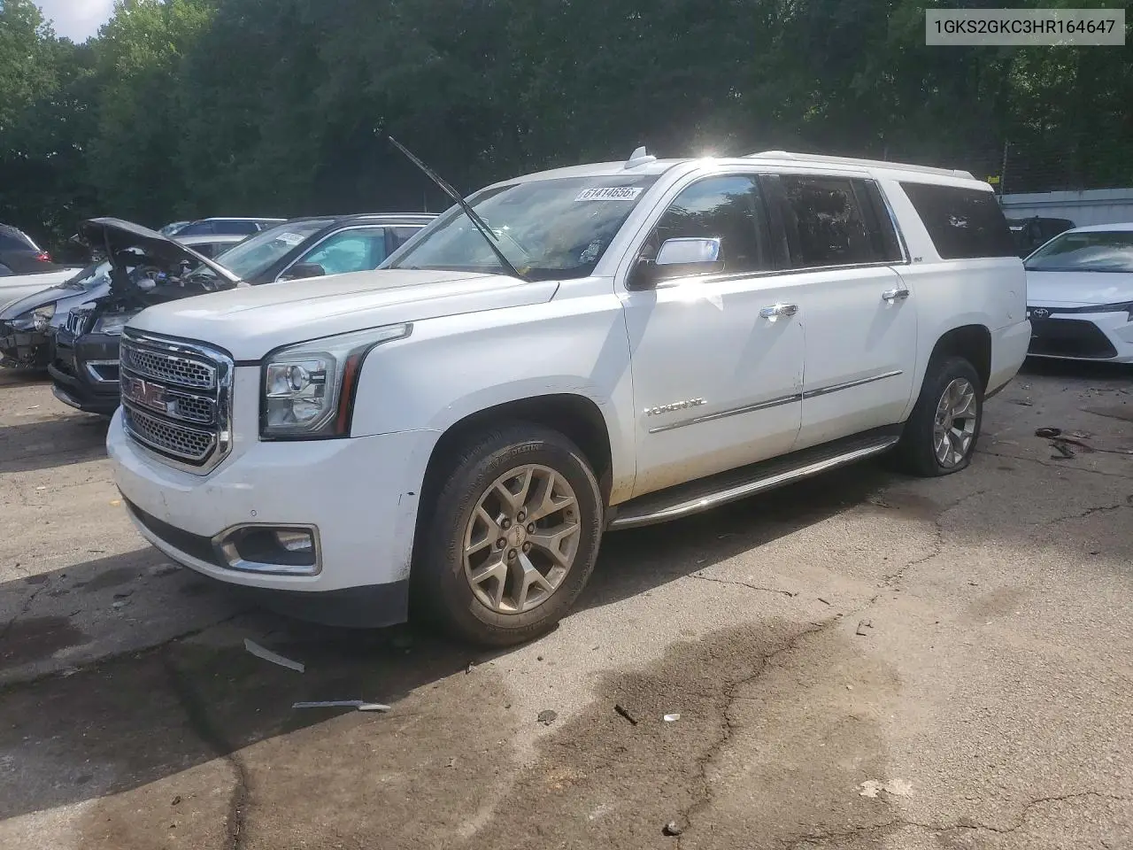 2017 GMC Yukon Xl K1500 Slt VIN: 1GKS2GKC3HR164647 Lot: 61414656