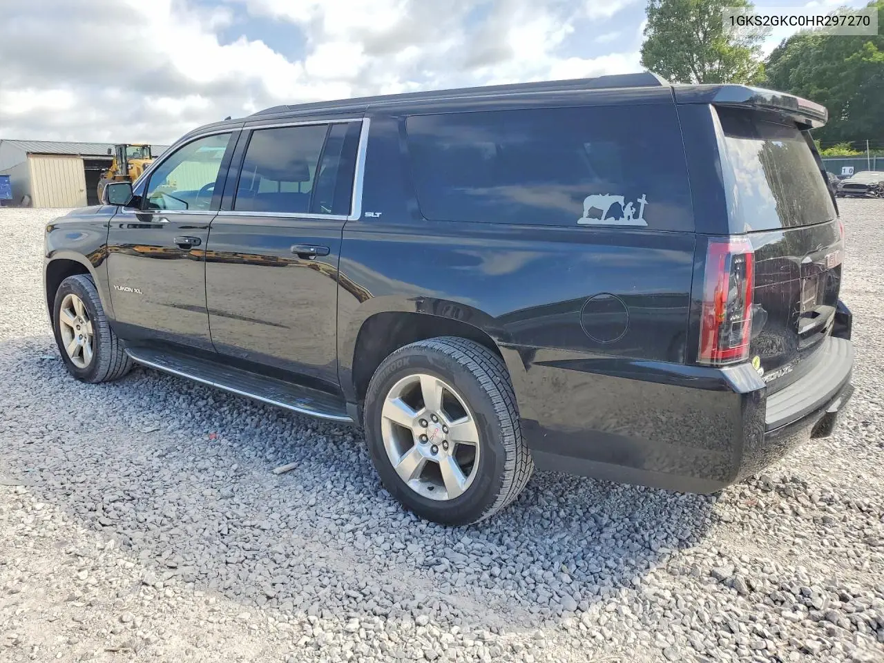 2017 GMC Yukon Xl K1500 Slt VIN: 1GKS2GKC0HR297270 Lot: 61999226