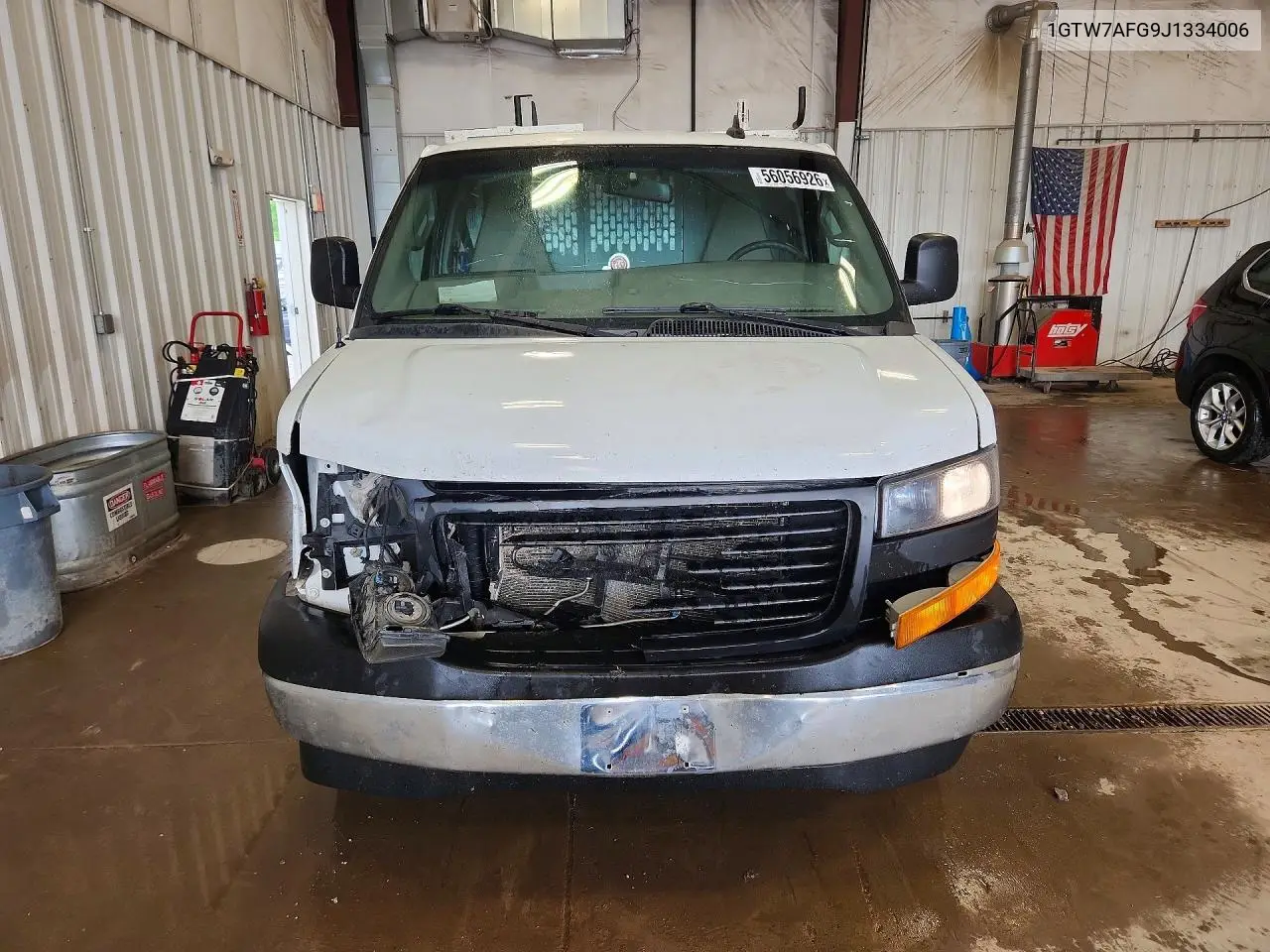2018 GMC Savana G2500 VIN: 1GTW7AFG9J1334006 Lot: 56056926