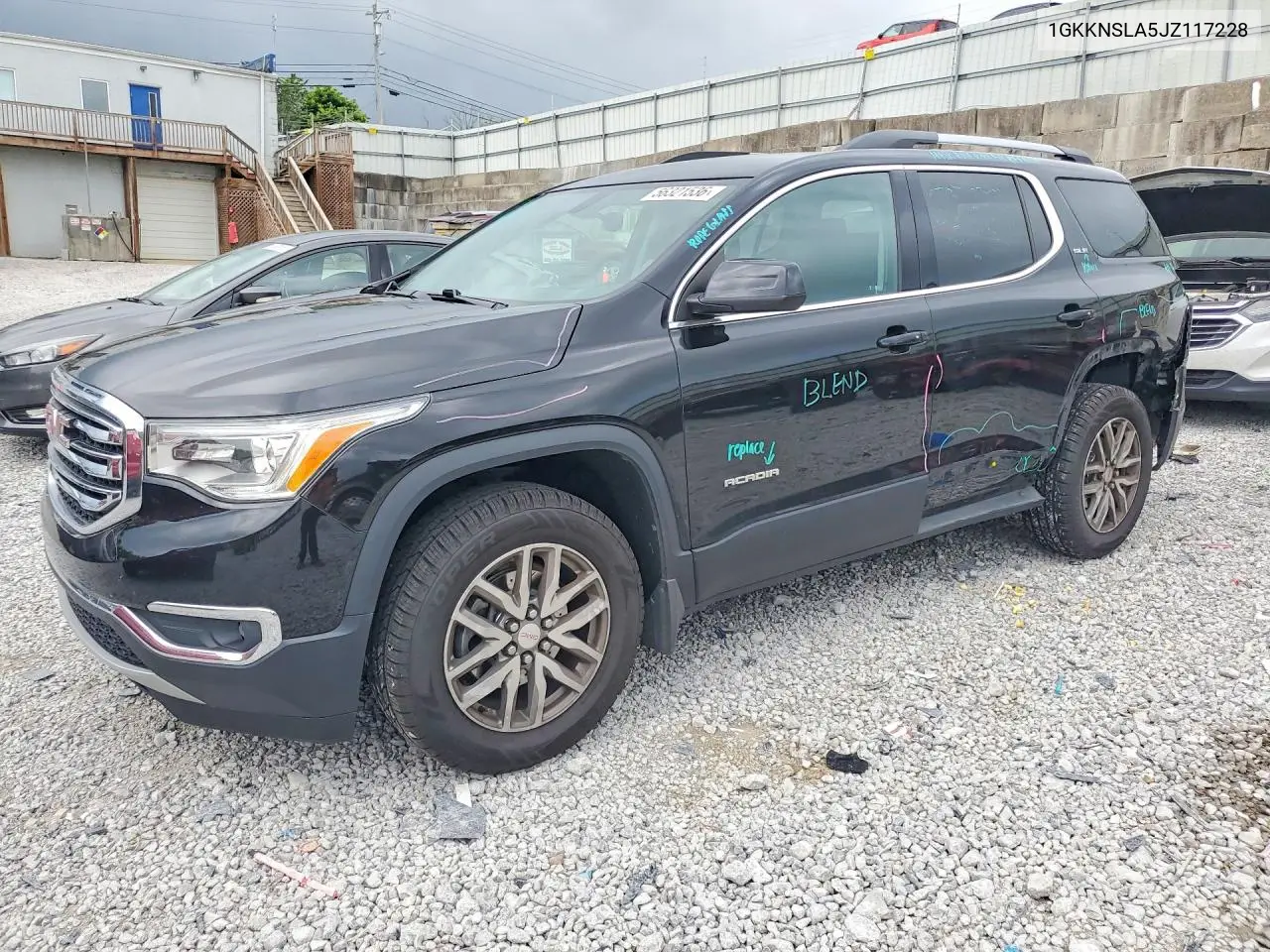 2018 GMC Acadia Sle VIN: 1GKKNSLA5JZ117228 Lot: 56321536