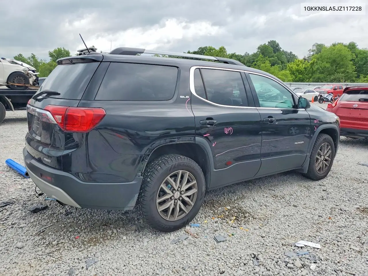 2018 GMC Acadia Sle VIN: 1GKKNSLA5JZ117228 Lot: 56321536