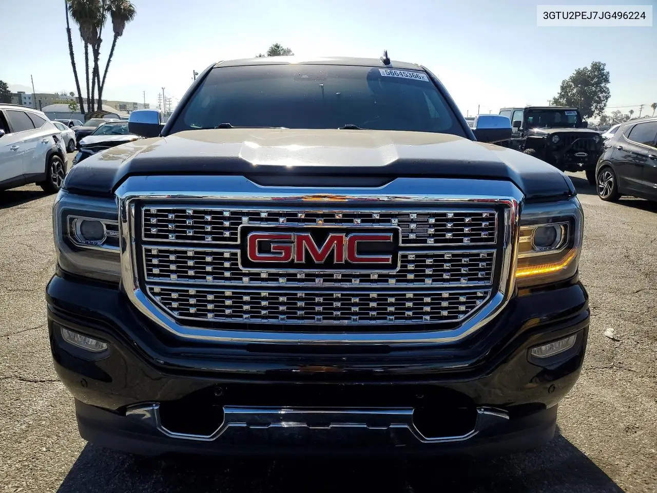 2018 GMC Sierra K1500 Denali VIN: 3GTU2PEJ7JG496224 Lot: 56645366
