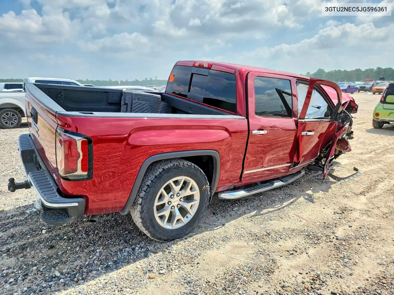 2018 GMC Sierra K1500 Slt VIN: 3GTU2NEC5JG596361 Lot: 57948536