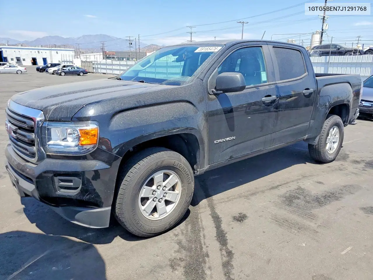 2018 GMC Canyon VIN: 1GTG5BEN7J1291768 Lot: 59185476