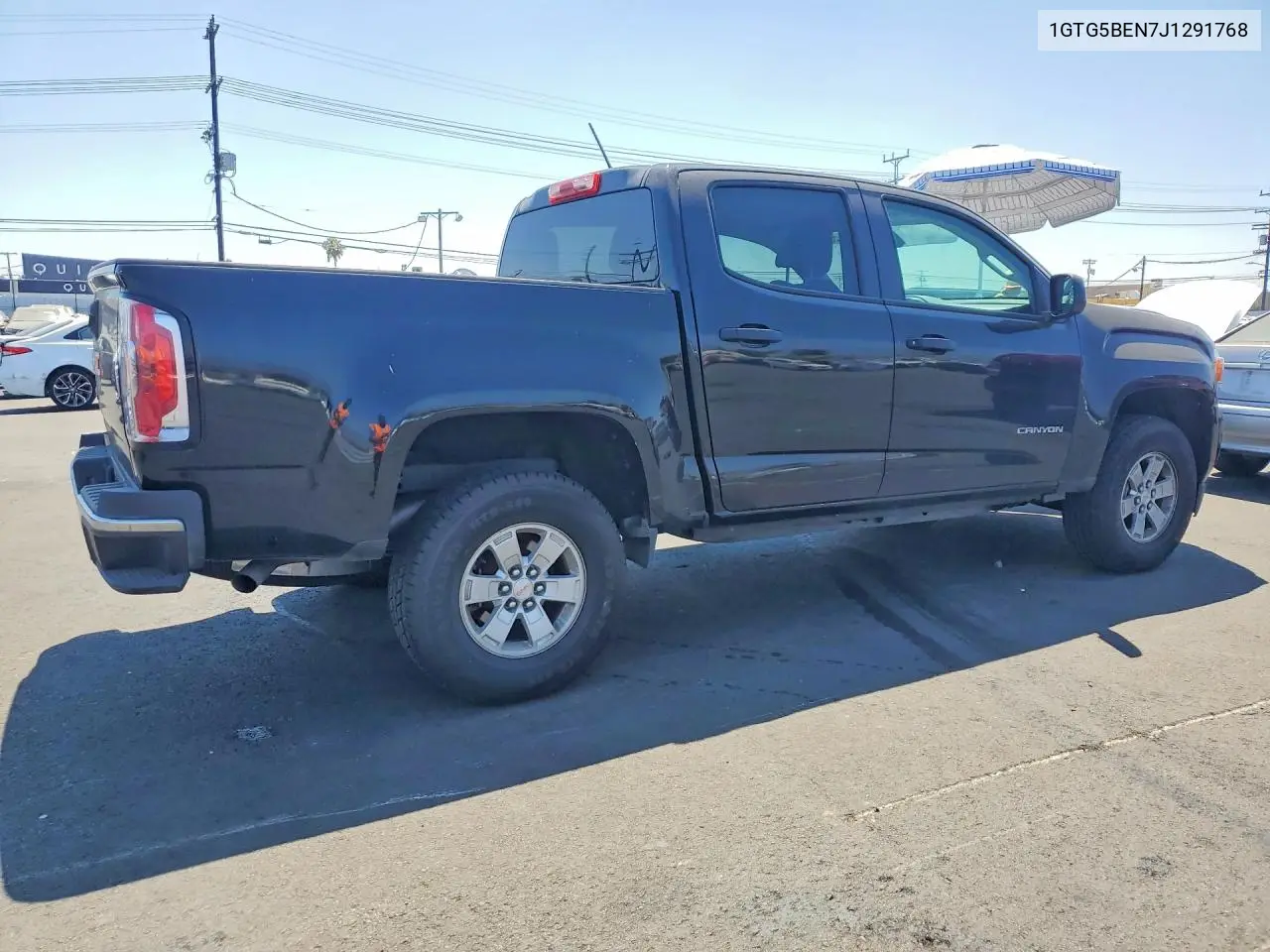 2018 GMC Canyon VIN: 1GTG5BEN7J1291768 Lot: 59185476