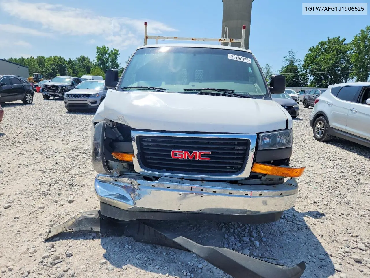 2018 GMC Savana G2500 VIN: 1GTW7AFG1J1906525 Lot: 59782106