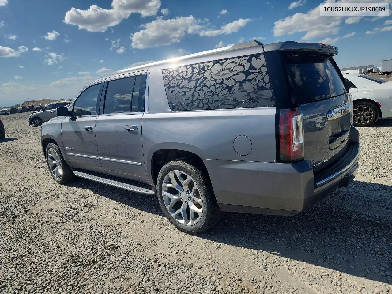 2018 GMC Yukon Xl Denali VIN: 1GKS2HKJXJR198689 Lot: 61500736