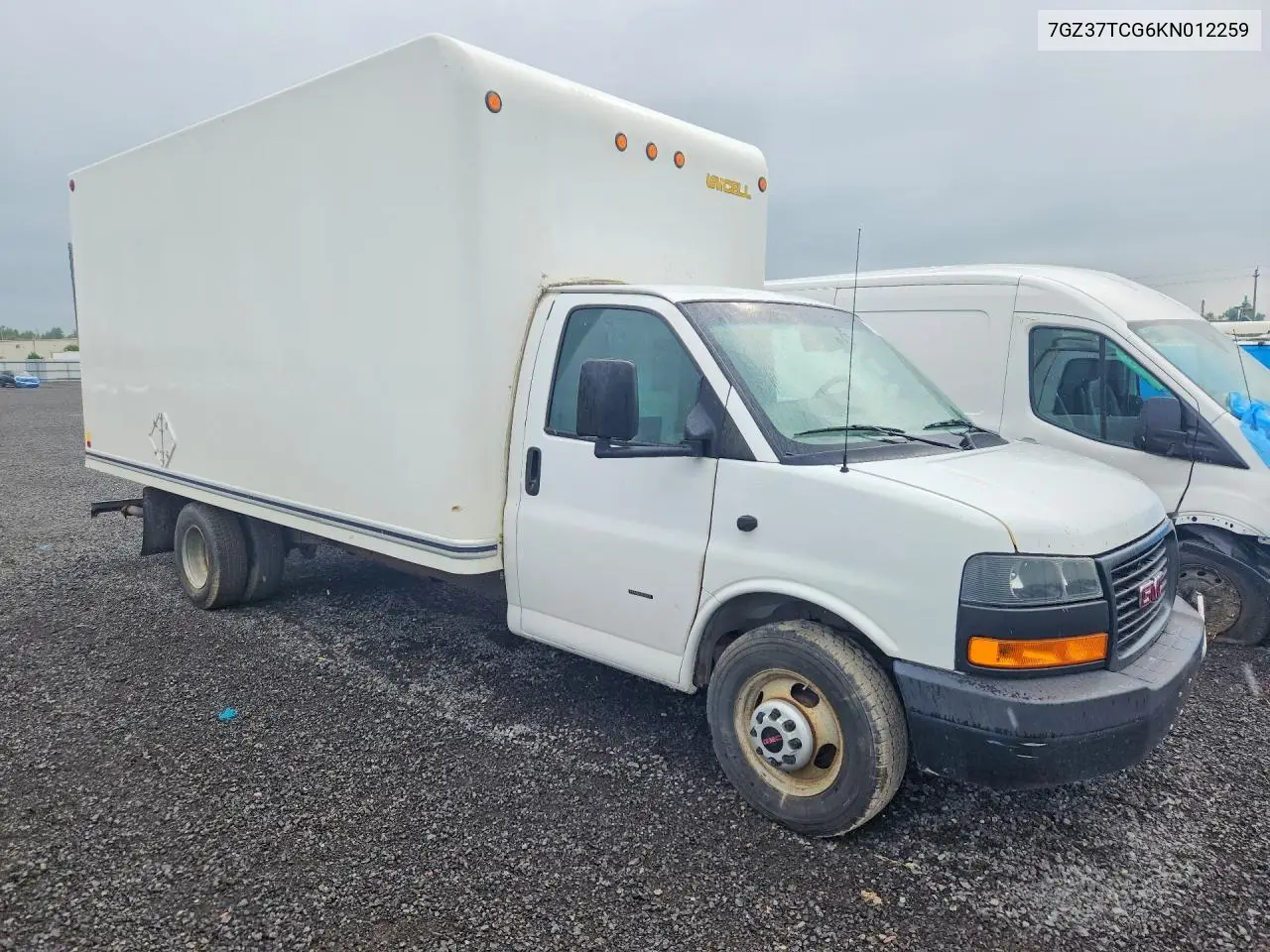 2019 GMC Savana Cutaway G3500 VIN: 7GZ37TCG6KN012259 Lot: 53646746