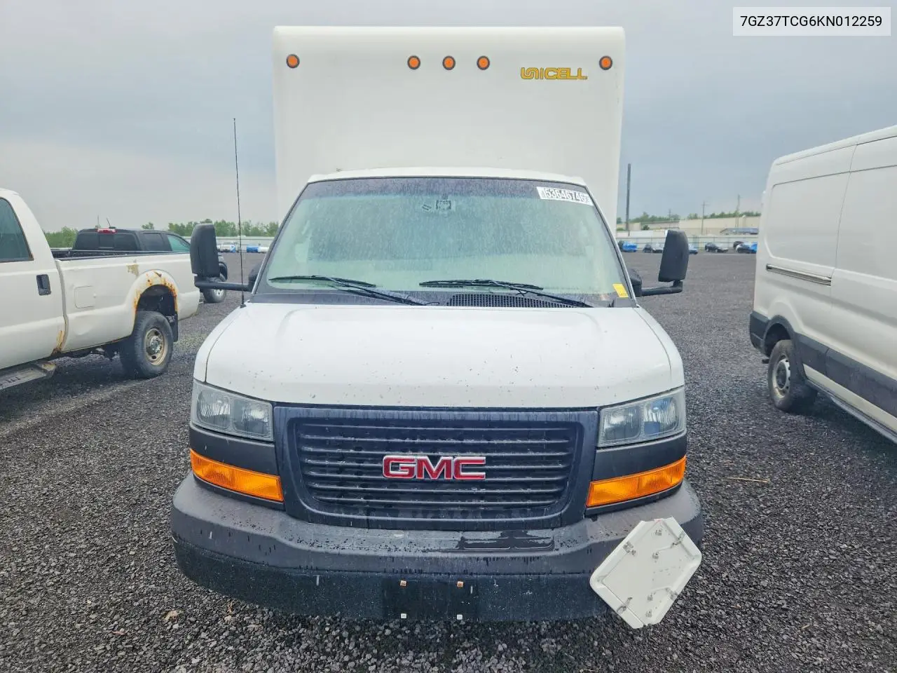 2019 GMC Savana Cutaway G3500 VIN: 7GZ37TCG6KN012259 Lot: 53646746