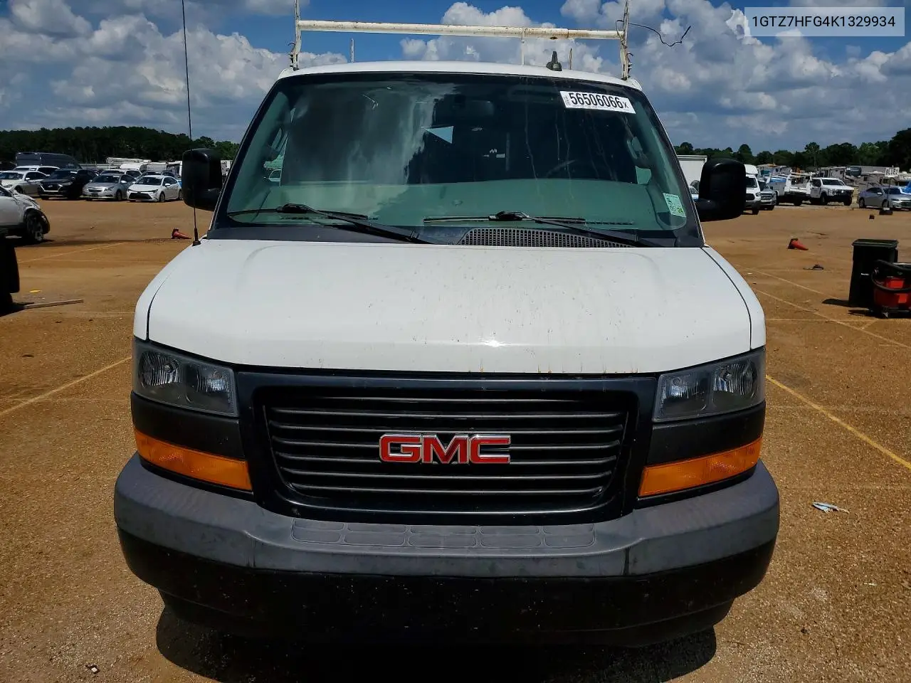 2019 GMC Savana 3500 Cargo Delivery Van VIN: 1GTZ7HFG4K1329934 Lot: 56506066