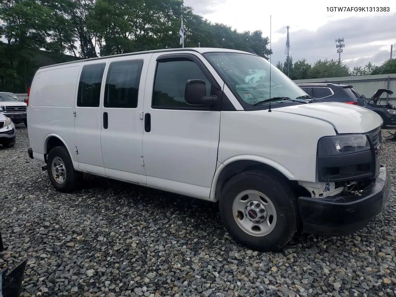 2019 GMC Savana G2500 VIN: 1GTW7AFG9K1313383 Lot: 57889886