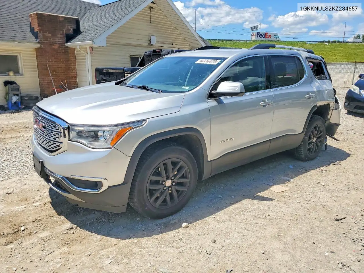 1GKKNULS2KZ234657 2019 GMC Acadia Slt-1